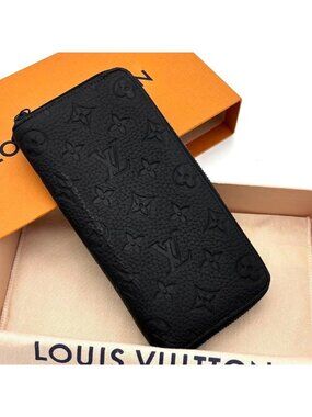 Louis Vuitton Taurillon Zippy Wallet Vertical Zip Around